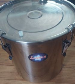 Seeutek Stainless Steel Alcohol Still Boiler Pot 7 Gallons