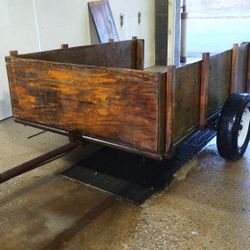 Dump Trailer 5.6 Wide X 8 Long And 2 Foot High Railing 