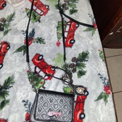 Ed hardy mini crossbody with keychain