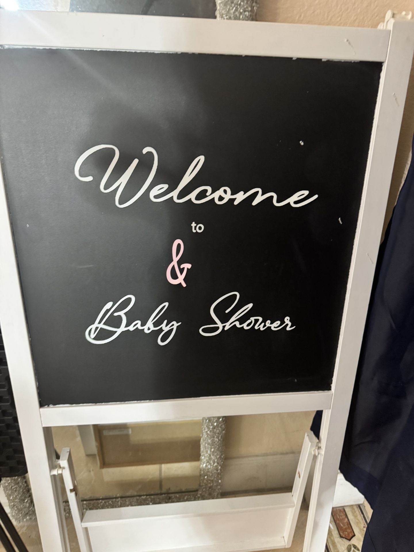 Welcome Easel Sign
