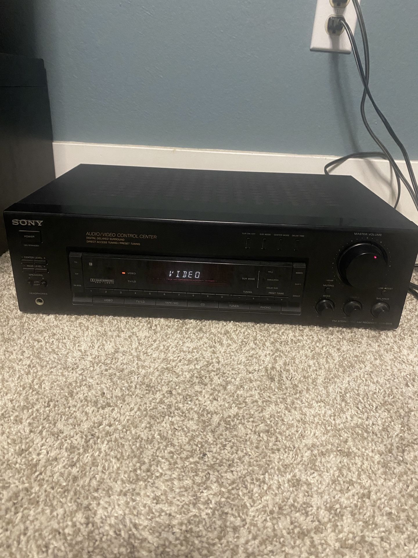 Sony STR-D515 Receiver Audio/Video Control Center FM/AM with Phono Input