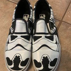 Vans Star Wars Slip On Shoes Size 4