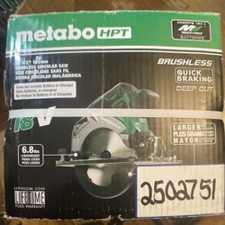 METABO 6 1/2” brushless circular saw (DEEP CUT)