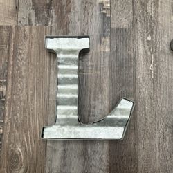 Metal Letter - L