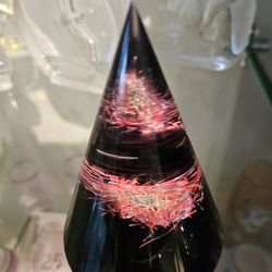 Crystal Paper Weight Cone Design