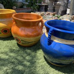 Clay pots