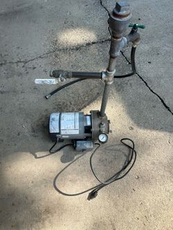 Motor pump for water