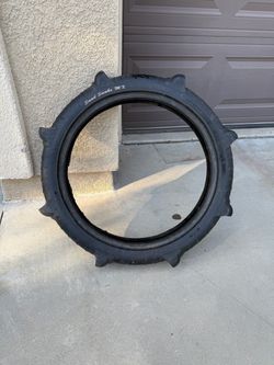 Dirt bike paddle tire