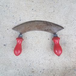 Antique Single Blade Mezzaluna
