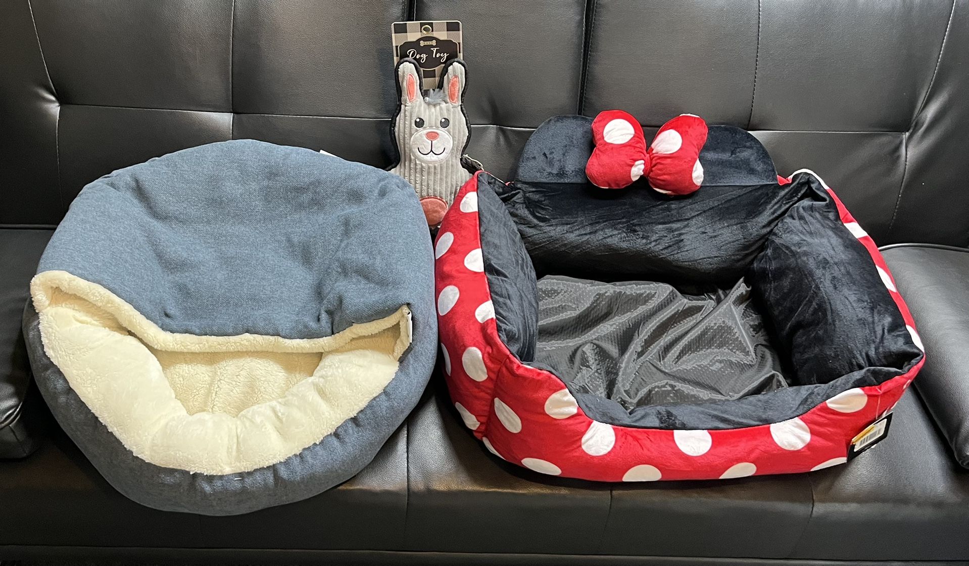 Dog Bed & Toy (Minnie Mouse Sold)