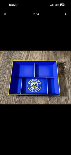 Minnesota Vikings Divided Storage Tray