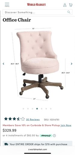 Tufted Elsie Upholstered Office Chair for Sale in Pumpkin Center CA OfferUp