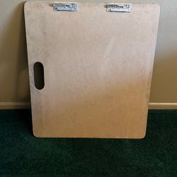 Portable Wood Art Drawing Board - 25”w x 22” h