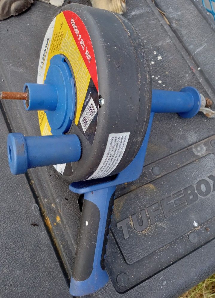Cobra Tools Drain Auger 1/4'' x 25' Blue and Black for Sale in