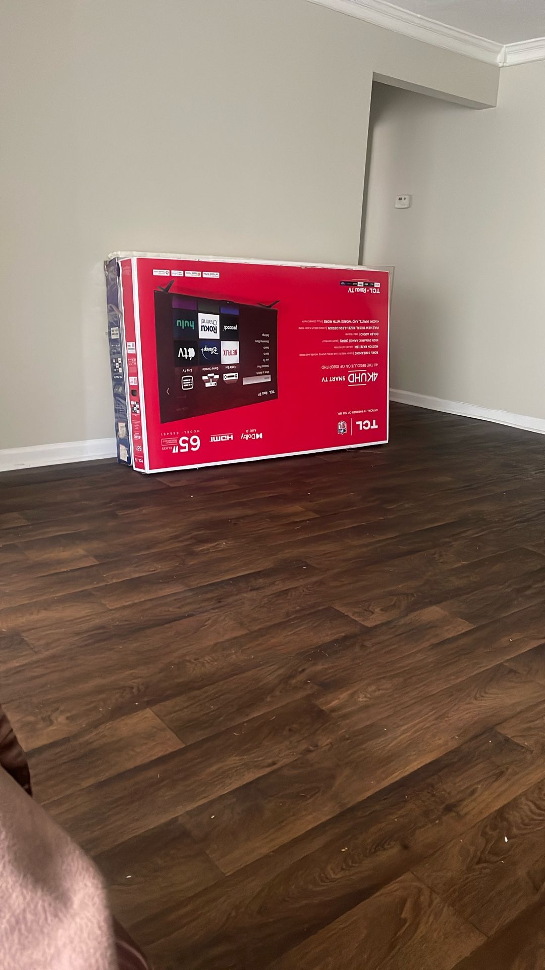 Two 65 Inch Both TCL One Used One Brand New