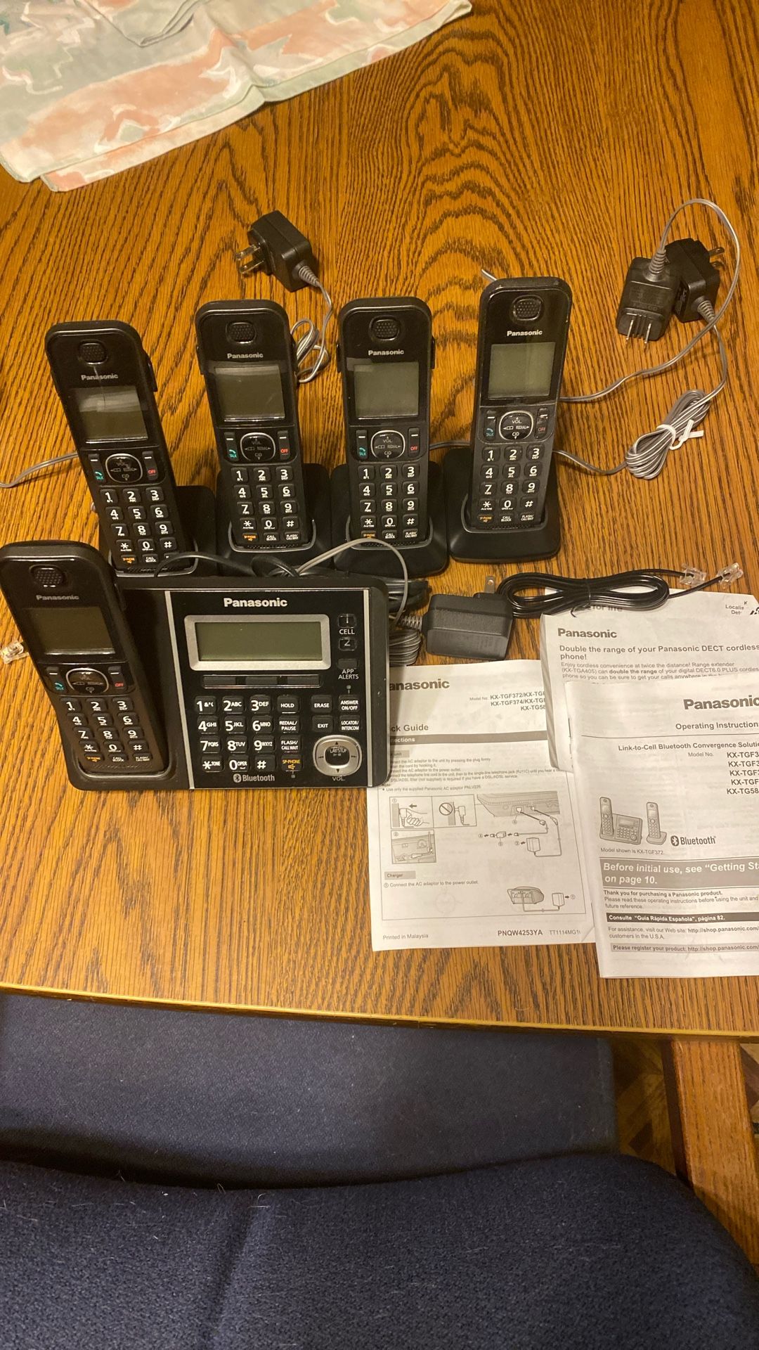 Panasonic Hands Free 5 Phone Set