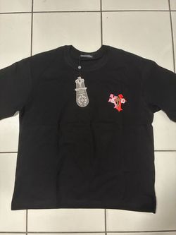 Black T-Shirt chrome crosses