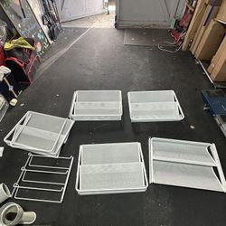 Elfa Shelf Gliding Shoe Racks 
