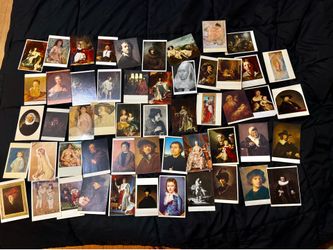 Vintage Art Print Post Cards - Classic Portraits & Paintings from Europe