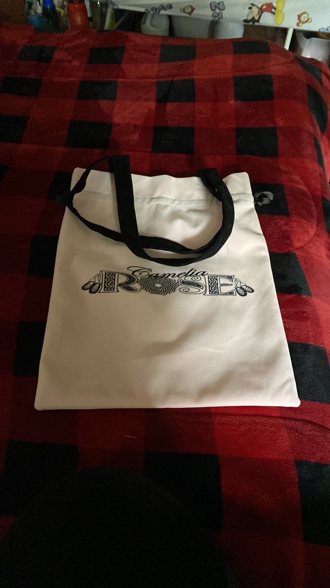 Baby Pink Velvet Reusable Drawstring Bag