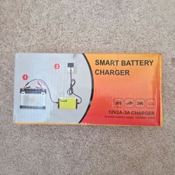 New 2A 12V Smart Battery Charger Cars, Motorcycles, LED Status Display