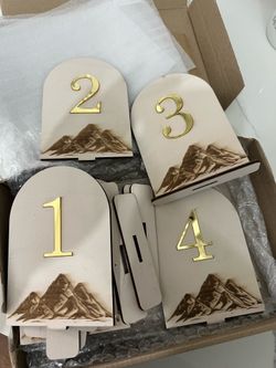 Mountain range travel numbers 1-12