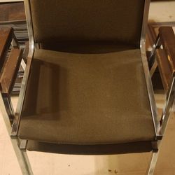 Chairs, Metal, Leather, Conference
