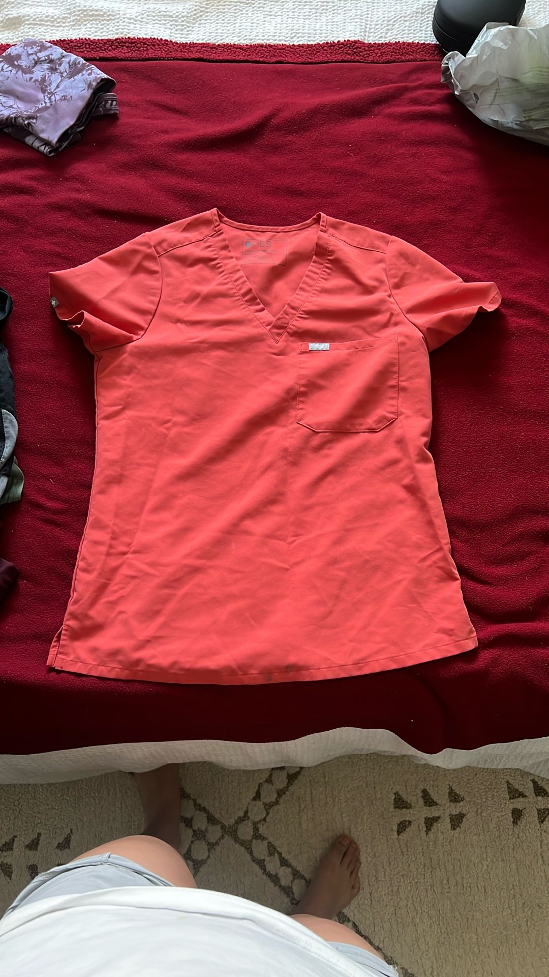 Small Figs Scrub Top