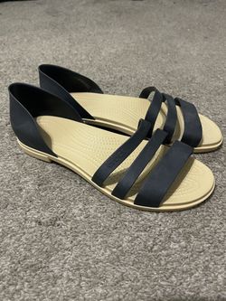 Women’s Crocs Tulum Open Flat Sandals 11w