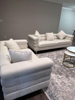 Sofa and loveseat for sale. Ask for price. 