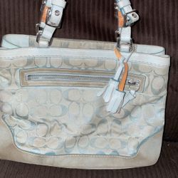 Coach Canvas Tote
