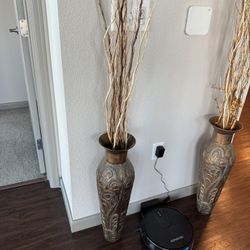 Decorative Plants and Vase