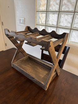 Wine Rack Glass Holder Cork Storage