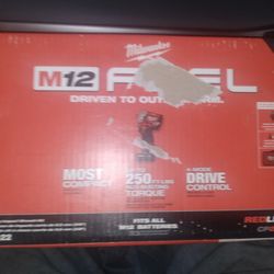 Milwawkee M12 Fuel 3/8" Stubby Impact Kit With 2 Batteries And Charger