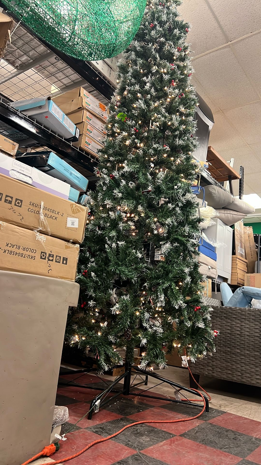 12 Ft Pre Lit Christmas Tree