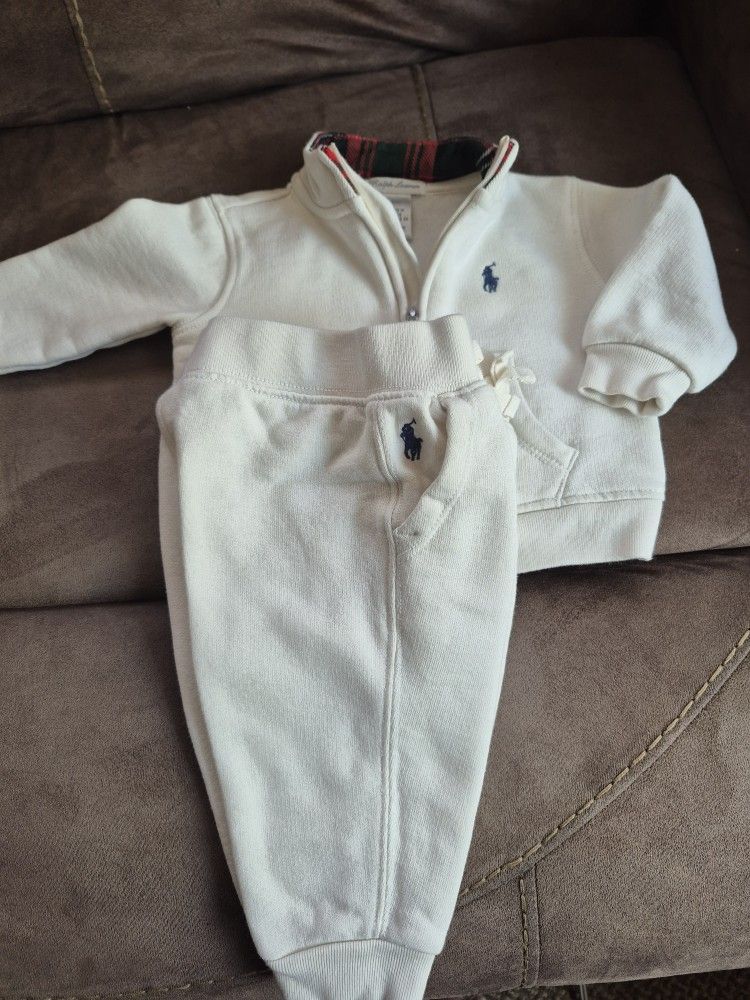 Ralph Lauren Polo Sweatsuit Size 6 Month 