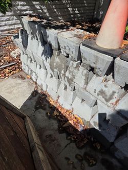 10.5 in. x 7.25 in. x 10.5 in. Concrete Deck Block