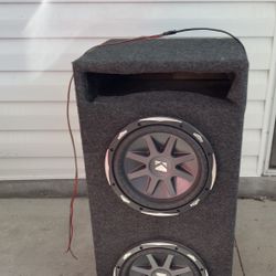 1600W Peak (800W RMS) Loaded Dual 10" Vented Enclosure