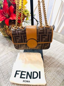 Fendi Zucca FF Stamp Crossbody