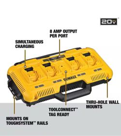 DeWALT fast charger 4 port 12v/20v/60v