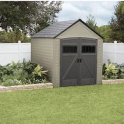 Rubbermaid 7X10.5 RGHNCK SHED- FMONX $1599+tax Add to Lowe's website new never open boxes comes in two boxes Will do free delivery asking $1150