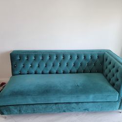 Velvet Corner Sofa on Sale