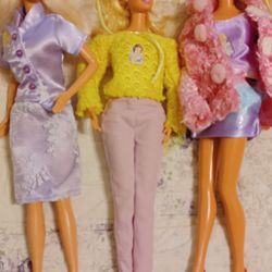 3 Vintage Barbie Dolls