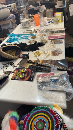 Lot of Halloween costume accessories