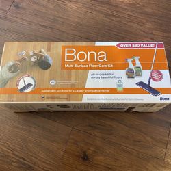 Microfiber Multi-Surface Flat Mop Floor Care Kit