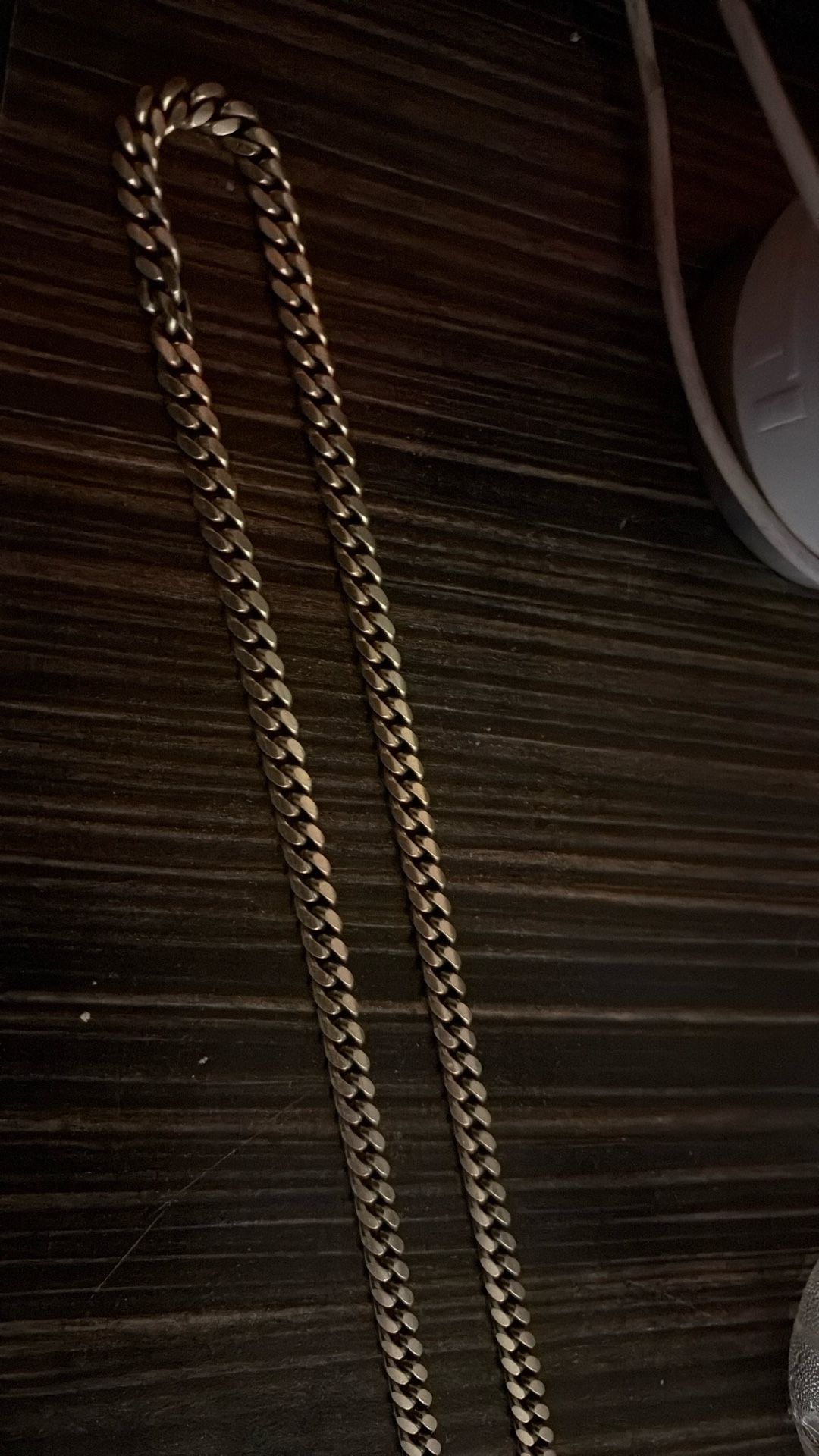 24 In Flat Cuban Chain Necklace