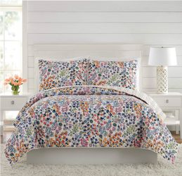 Bedding Vera Bradley Petite Floral 100% Cotton Quilt - full/queen