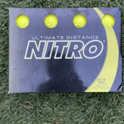 Ultimate Distance Nitro 12 Yellow Golf Balls