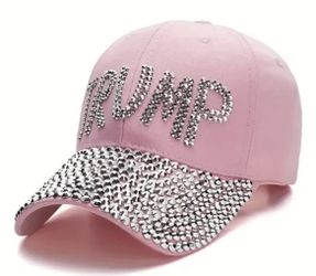 Trump Rhinestones Hat New RARE