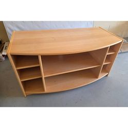 Entertainment Media TV Stand Credenza Console with Adjustable Shelves